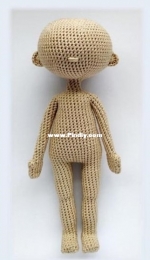 Toys Little Dolls - Anastasia Mazalova - Crocheted Framed Doll