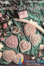 Leisure Arts 2064 - Anne Halliday -  Sweetheart Sachets to Crochet