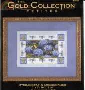 Dimensions - The Gold Collections Petites 6833 Hydrangeas & Dragonflies XSD