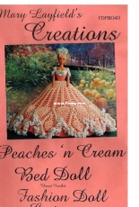 Mary Layfield Creations FDPB040 - Peaches n Peaches n Cream Fashion Bed Doll