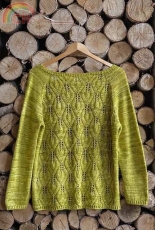 Lete's Knits-Behind My Back Sweater by Justyna Lorkowska