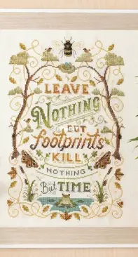 Nothing But Footprints by Emma Congdon from Cross Stitch for the Earth PCS + XSD
