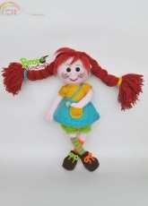 Knitted Pippi langtrumpf