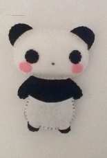 Felt Panda Plushie