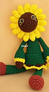 CraftyDeb - Deb Richey / DZio - Weed in my Garden Sunflower