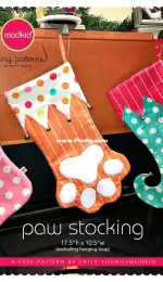 Paw Stocking by Patty Young for MODKIDS - Free