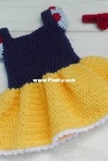 You Crochet - Jeanine Andrea - Snow White Dress Set