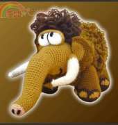 Delicious Crochet - Paola Navarro-  Moe, The Mammoth