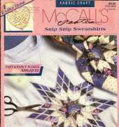 McCall's Creates Fabric Craft 14048 Snip Snip Sweatshirts