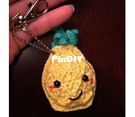 pineapple keychain