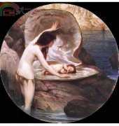 HAED HAEHD 4728 A Water Baby by Herbert Draper