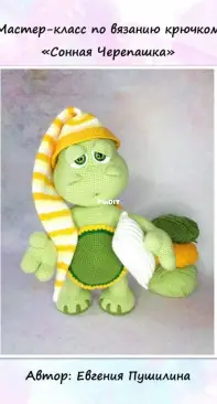 Evgeniya Pushilina - Евгения Пушилина - Sleepy Turtle - Сонная Черепашка - Russian